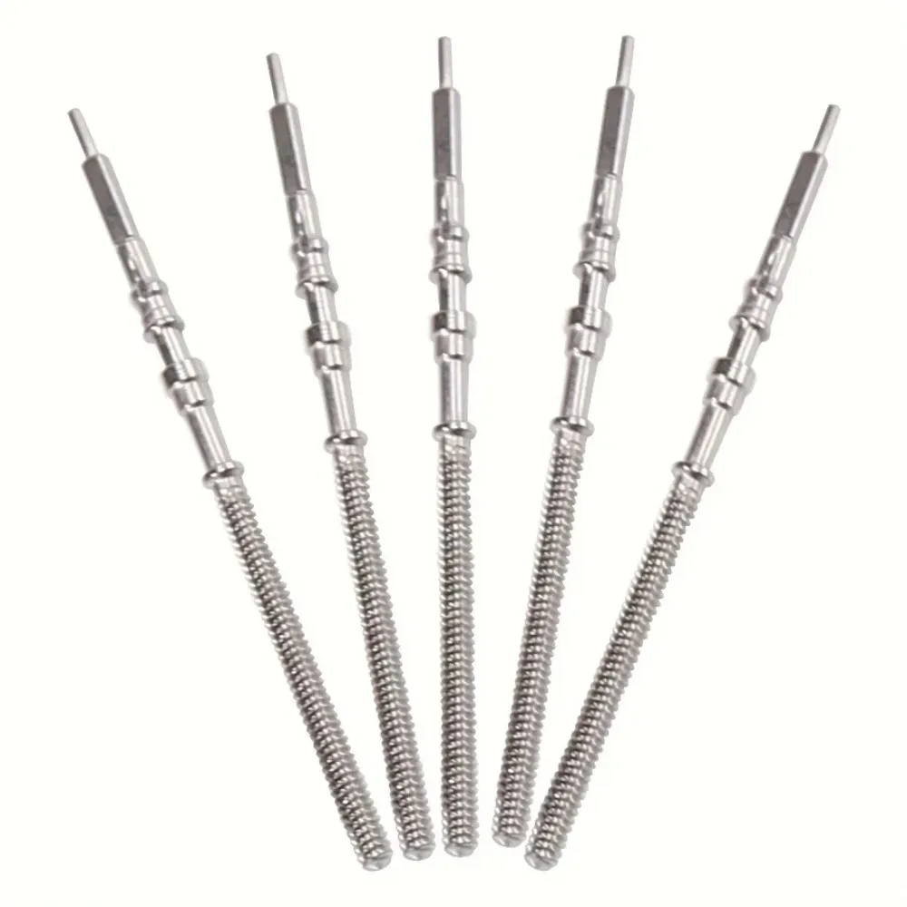 5PCS/10PCS Watch Stem for NH35 NH36 NH38 NH39 Automatic Mechanical Watch Movements, Stainless Steel Crown Stem Replacement Parts image 2
