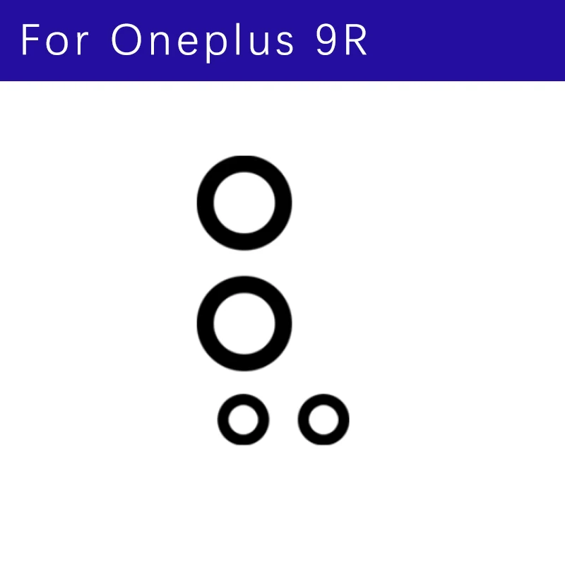 

Rear Back Camera Glass Lens For Oneplus 9R Camera Glass With Frame Replacement
