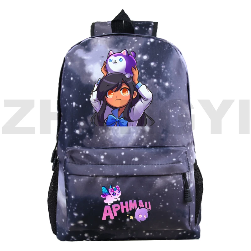 Anime Aphmau Backpack Men As A Cat Back Pack Travel Knapsack School Bags For Teenage Girls Bookbag Harajuku Cartoon Rucksack