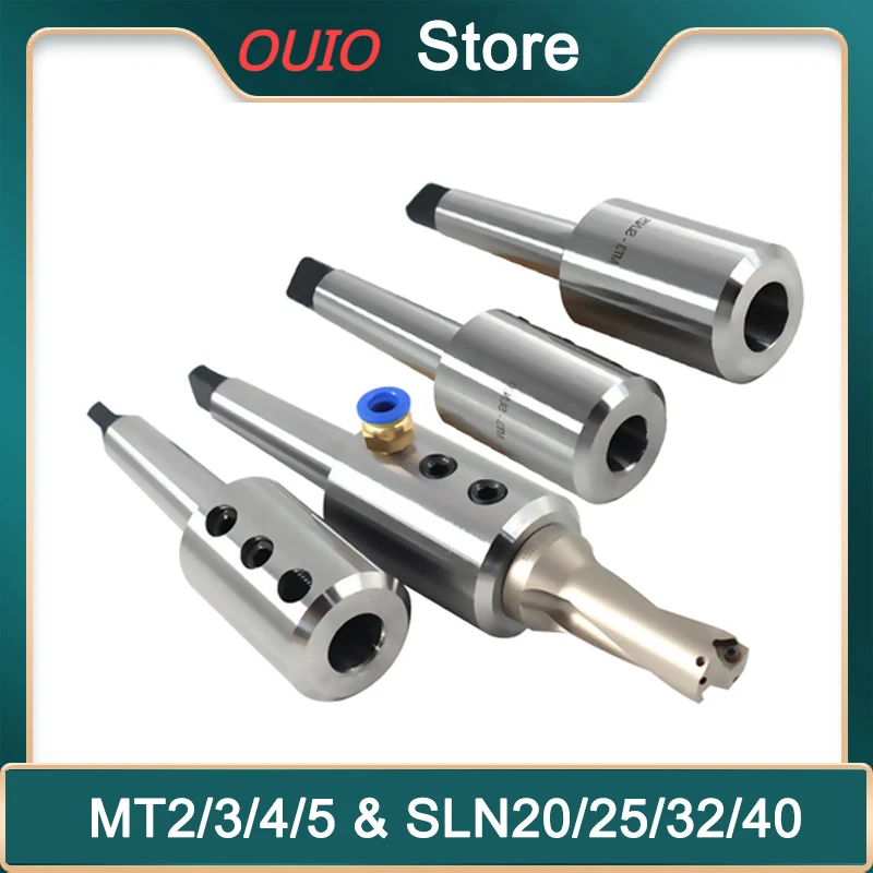 OUIO Lathe Tool MT2 MT3 MT4 MT5 SLN20 SLN25 SLN32 SLN40 MT SLN Morse 3 4 5 SLN For U Drill Violent Drill Fast Side Fixed Tool