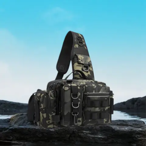 मछली पकड़ने का सामान बैग रॉड होल्डर के साथ मछली पकड़ने का सामान कंधे बैग पोर्टेबल बैकपैक मछली पकड़ने के लिए कमर बैग कैम्पिंग लंबी पैदल यात्रा 10 best sales रॉड बैग मछली पकड़ना - №8