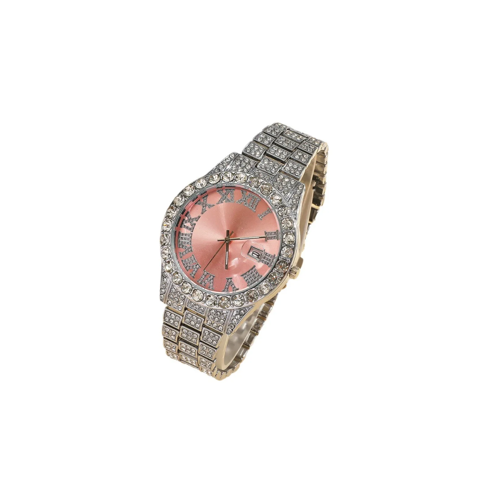 New foreign trade explosive diamond-studded Roman fashion with calendar women's watch women's watch women's models image 6