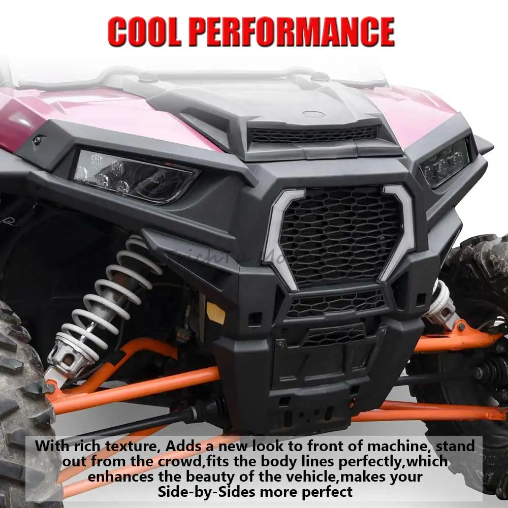 UTV Front Fascia Cowl Protective Cover For Polaris RZR S 4 XP 900 1000 Ranger XP 2014-2020 SXS Accessories Rpl For #5452675-070