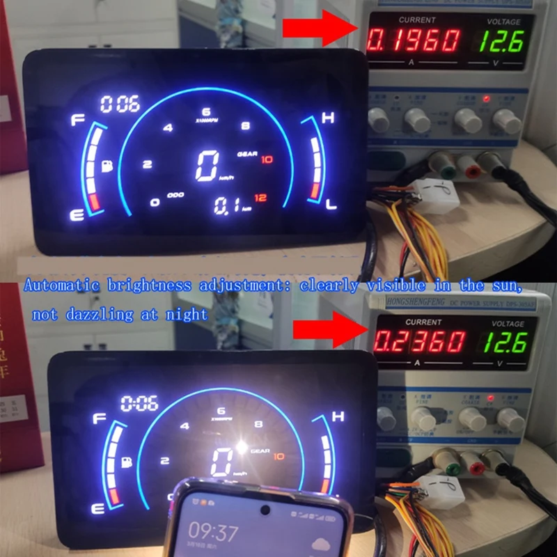 Super Sale Motorcycle Speed Tachometer for ITALIKA EX125 FORZA125,TMX ALPHA125,Rusi Tc125 ,Tc150 Skygo125,CG125,CG150