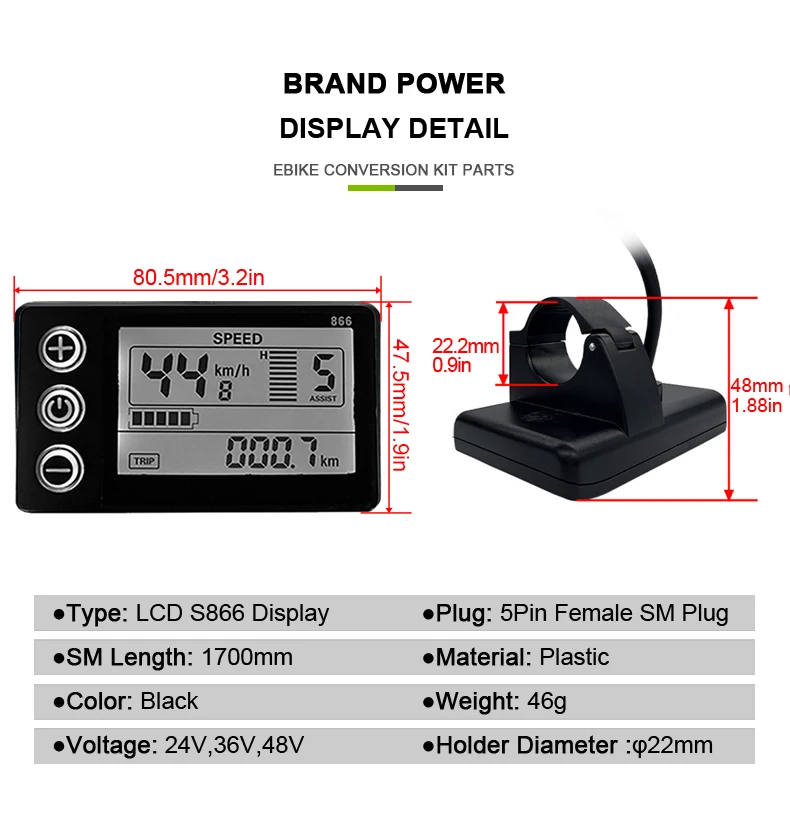 JN 36V/48V 15A 17A 22A 25A 30A 35A Ebike Controller Kit with Display Ebrake Throttle PAS Light Group for JN Electric Bike Parts