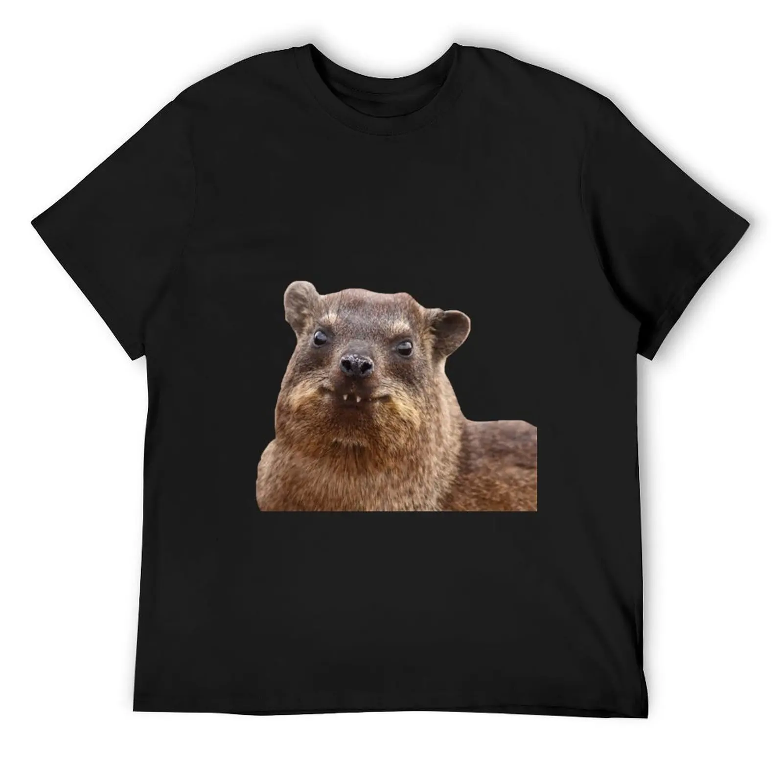 Hyrax T-Shirt cotton graphic tees street wear aesthetic clothes anime tshirt anime shirts men