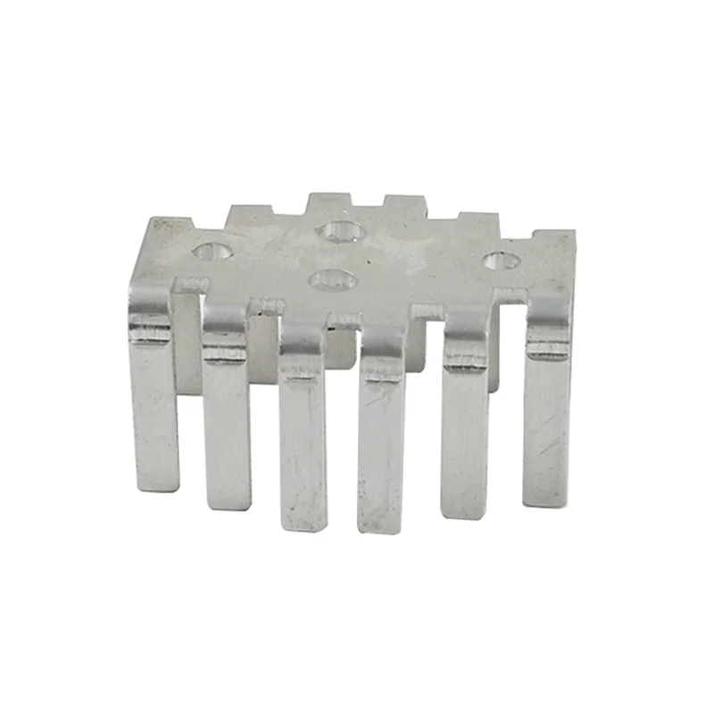 10pcs Heat sink Aluminum heat sink TO-3 gold-sealed triode radiator 45*35*25mm with holes