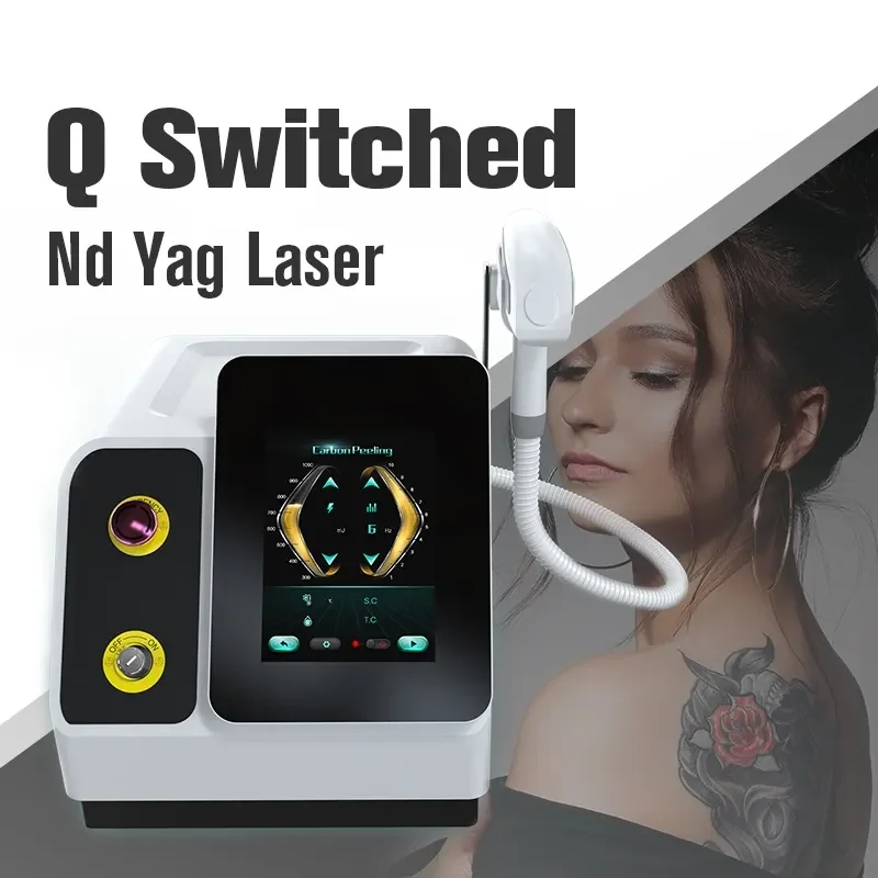 

Q Switched Nd YAG Laser PMU Tattoo Removal Machine Pigment Correct Blemish Removal Skin Rejuvenation Beauty Salon Equipment