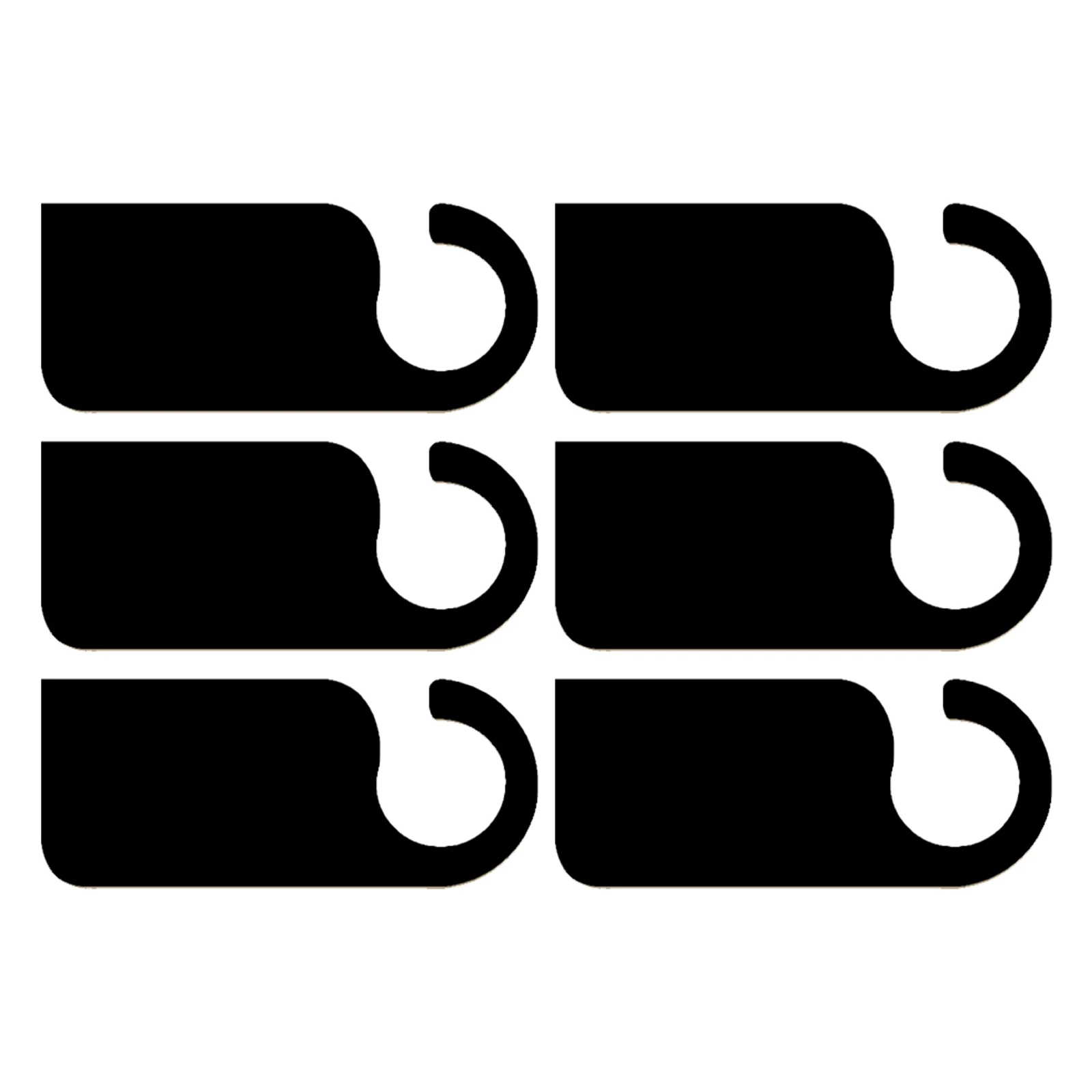 

6Pcs Mini Wooden Chalkboard Door Knob Signs Reusable Oval Blackboard Tags for Bedroom Decoration Kitchen Message