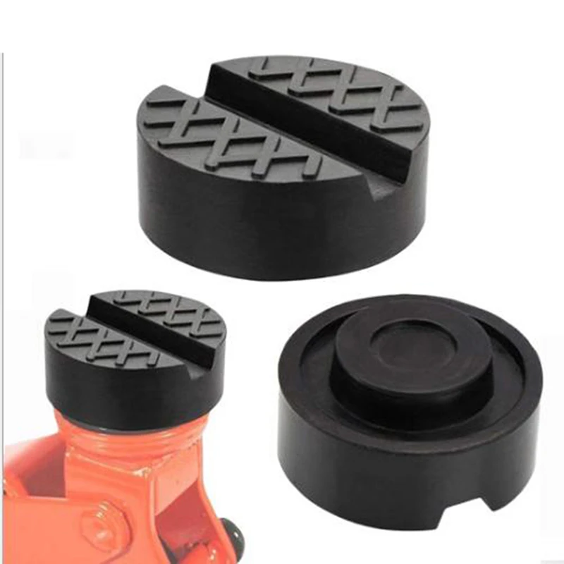 

1Pcs Car Lift Jack Stand Rubber Pads Black Rubber Slotted Floor Jack Pad