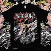 Game King Muto Game Anime Printed T-Shirt Men's and Women's Anime Peripherals Pure Cotton Loose Short Sleeve Trend