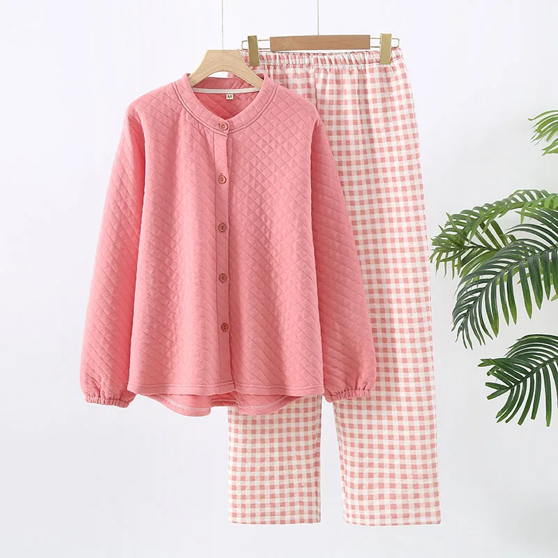 

Women's Clothing Pajamas Four Seasons At Home Outdoors Leisure Comfortable Ventilate Sleep Exquisite Fashion Travel Minimalist