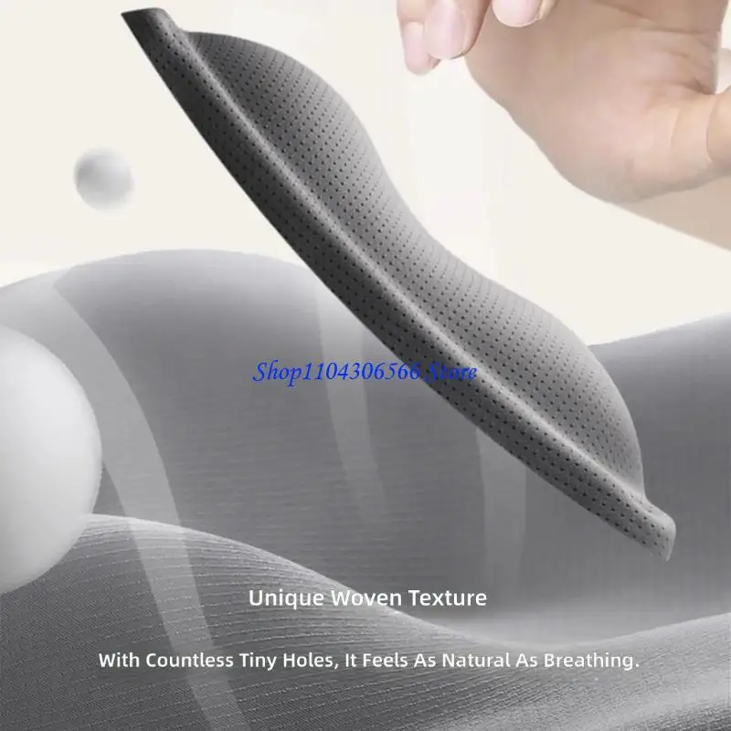 02DD Rectangle Mouse Wrist Rest Ergonomic Wrist Rest Silicone Wrist Pad for Computer