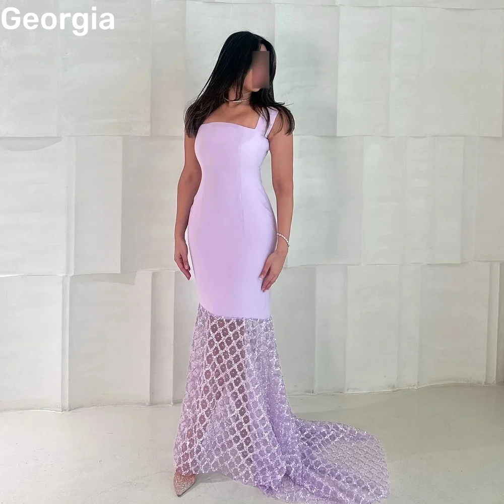 فساتين سهرة Strapless A-Line Pink Elegant Party Dresses For Women Floor-Length Lace Formal Occasion Dresses Zipper Up Sleeveless