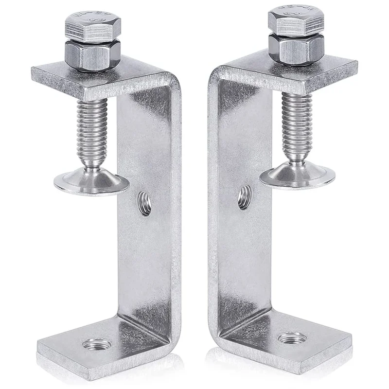 Abrazadera de metal Abrazadera resistente Abrazadera C Abrazadera para carpintería con aberturas de mandíbula anchas (65 mm),
