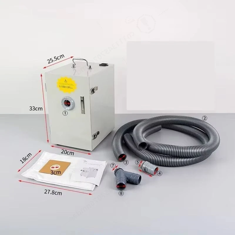 Dental Lab Dust Collector High Power Suction Laboratory Hole Vacuum Cleaner for Dental Technician Processing Factory