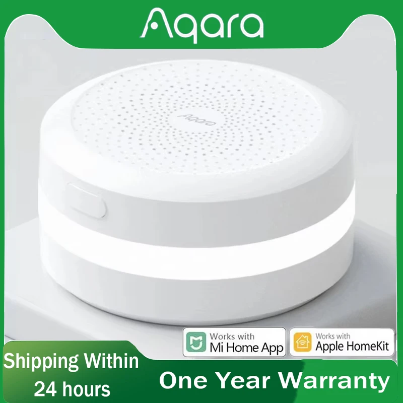 

Aqara Hub M1S Original Aqara Zigbee Gateway Hub Connection Wireless Smart Gateway for Alarm System Remote Monitor and Control