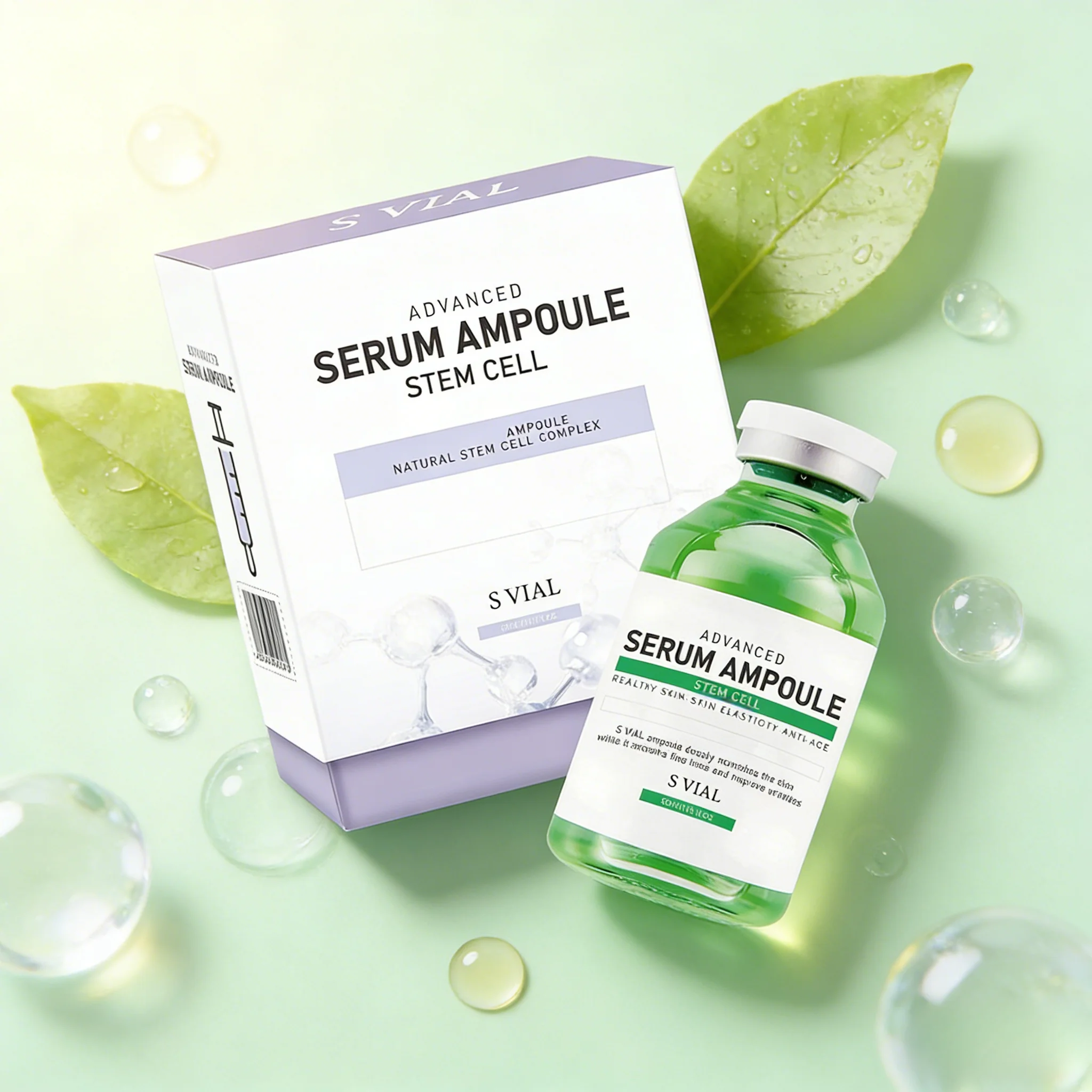 

Сыворотка S VIAL Advanced Ampoule с экстрактом стволовых клеток: омоложение, повышение эластичности, уменьшение морщин, глубокое увлажнение, уход за кожей