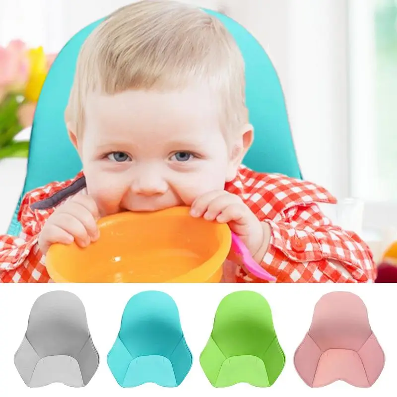 Cojín de cuero PU para niños, Funda de cuero para silla de comedor de bebé, funda para asiento de bebé, accesorios