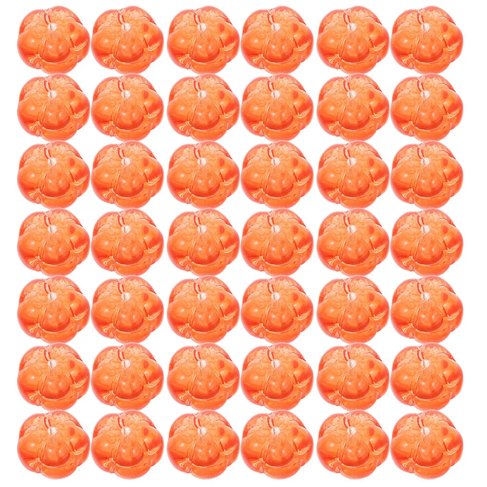 

50Pcs Small Glass Pumpkin Shape Spacer Beads Smooth Polished DIY Jewelry Accessories Bracelet Necklace Crafts Glass Spacer Beads