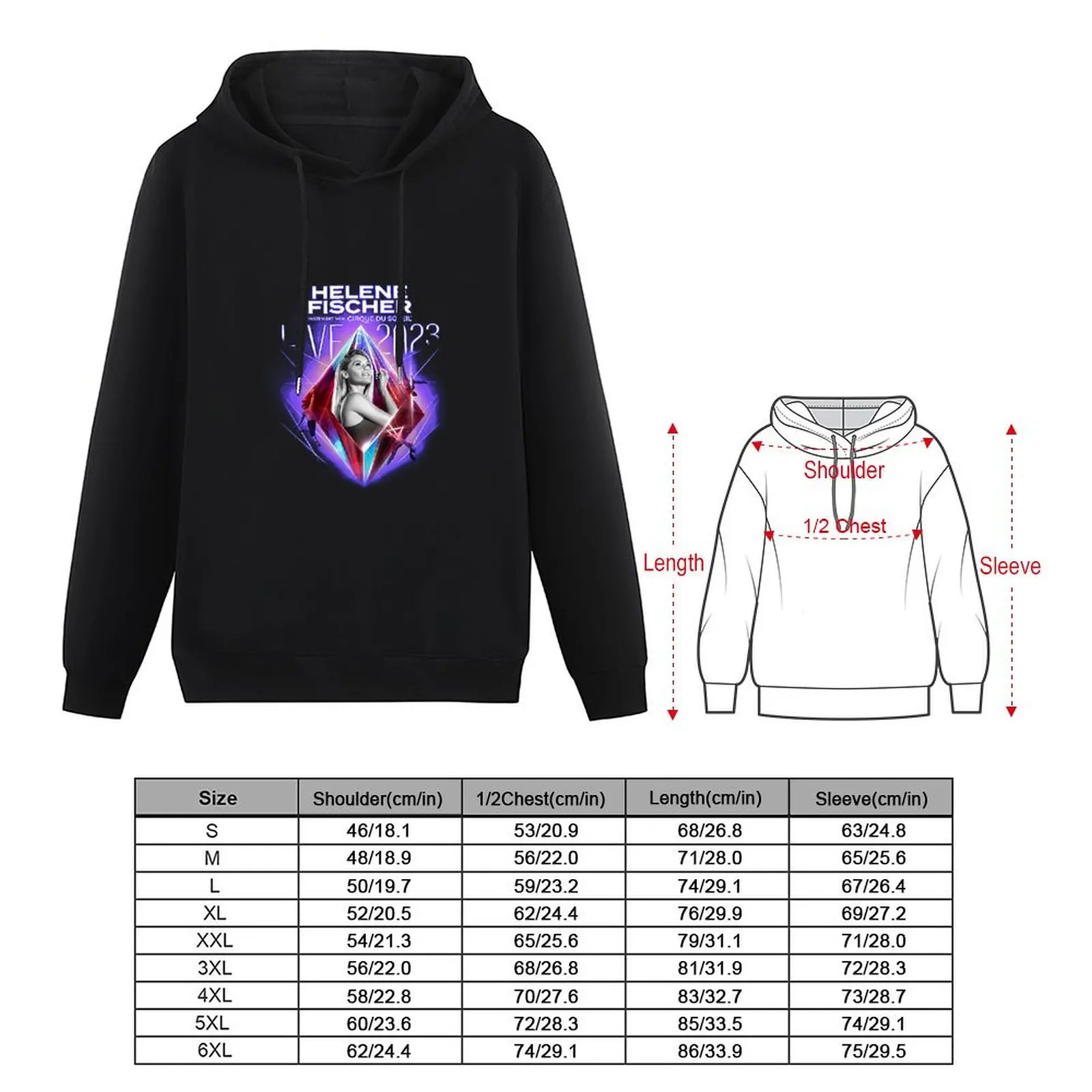 helene fischer rausch 2023 Pullover Hoodie autumn jacket men aesthetic clothing mens hoodie