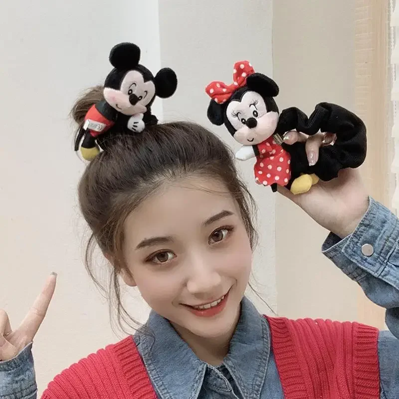 

Sweet MINISO Disney Headwear Decoration Pendant Kawaii MINISO Headstring Female Cute Hair Rope Ins Fashion Gifts for Girls