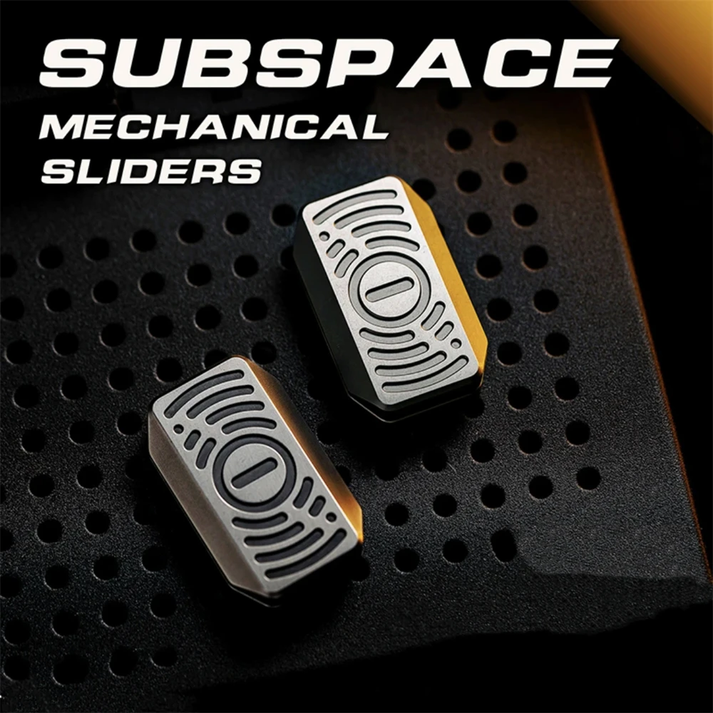 ของเล่นสลайд์เมคานิคอลแบบซับสเปซ ฟิดเจ็ตสปินเนอร์ ของเล่น EDC บรรเทาความเครียด ของเล่นสปินเนอร์สำหรับมือ บรรเทาความวิตกกังวล ของเล่นเสริมพัฒนาการทางประสาทสัมผัส