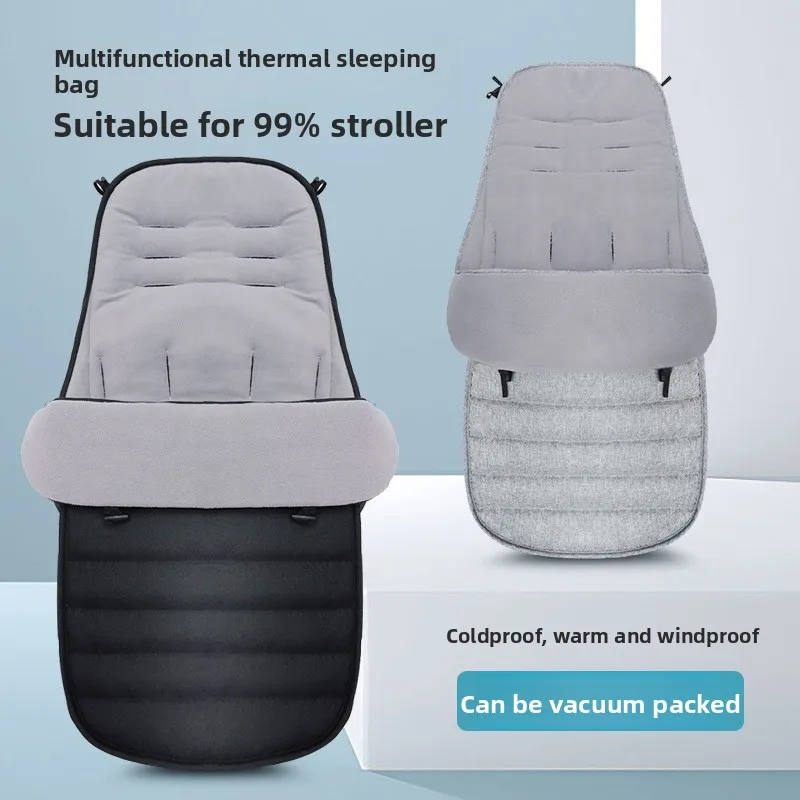 

Winter Baby Toddler Universal Footmuff Cosy Toes Apron Liner Buggy Pram Stroller Sleeping Bags Windproof Warm Thick Cotton Pad