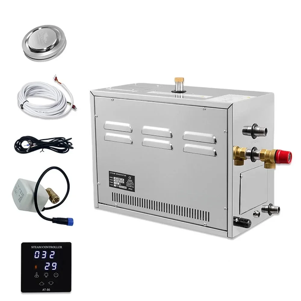 8-15KW Stainless Steel Sauna Bath Steam Generator With Digital Controller Related items Stainless Steel Steam Nozzle