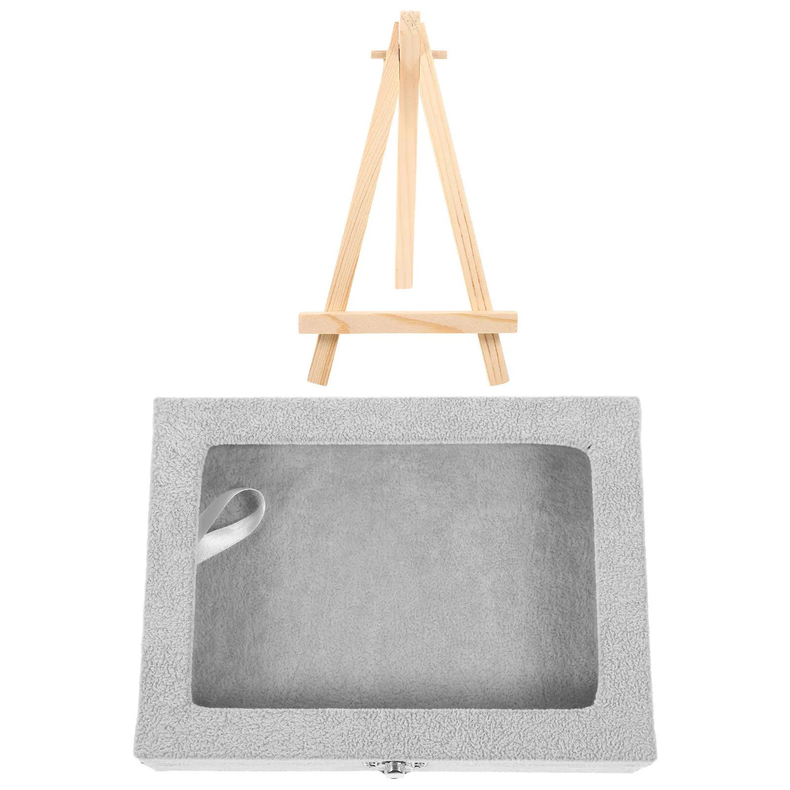 

1Set Badge Organizer Brooch Pin Display Case Clear Window Storage Box Small Jewelry Display Case Medal Storage Holder Brooch