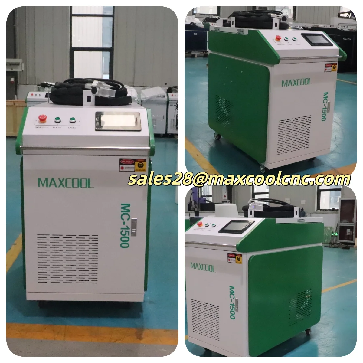 آلة التنظيف بليزر الألياف المبردة بالماء بقدرة 1500 وات، آلة التنظيف بالليزر المحمولة، إزالة طلاء الصدأ للمنزل #2