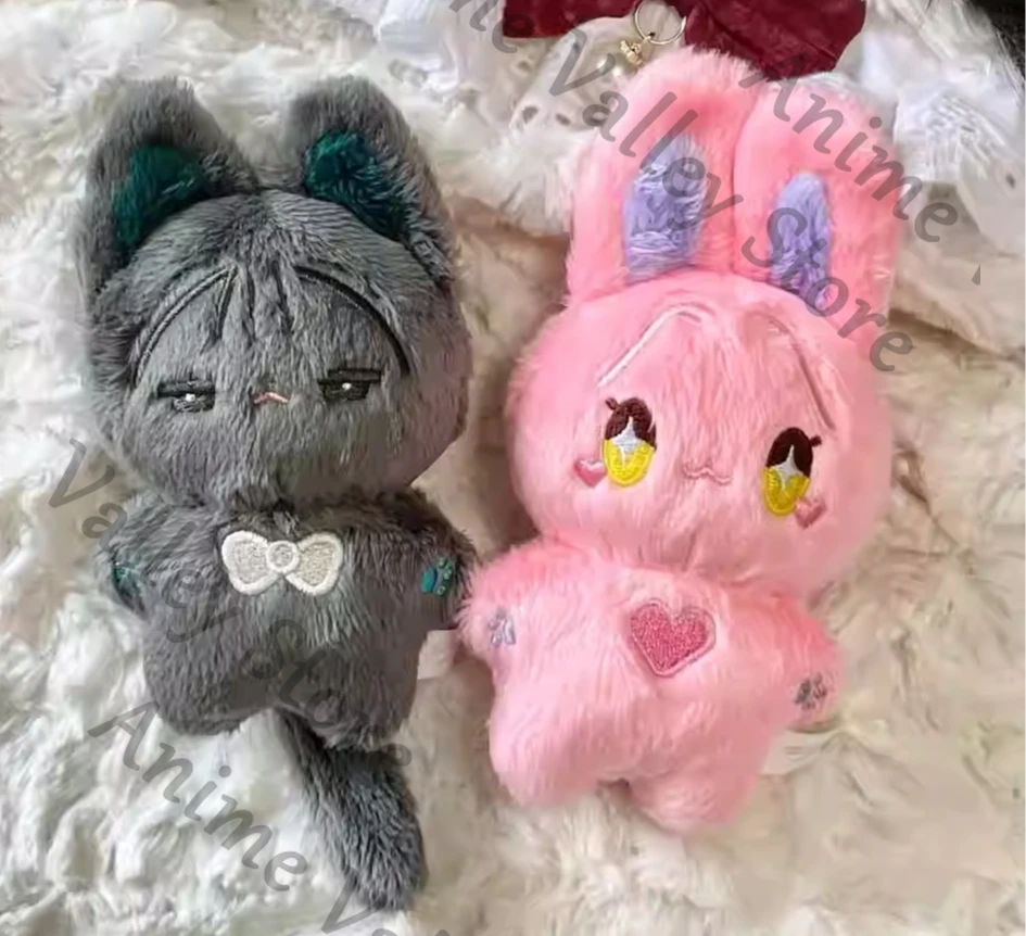 

Anime Alien Stage MiZi Sua Cosplay Fluffy Animal Body Cotton Maumet Cartoon Puppet Pendant Keychain Keyring Adorn Gift