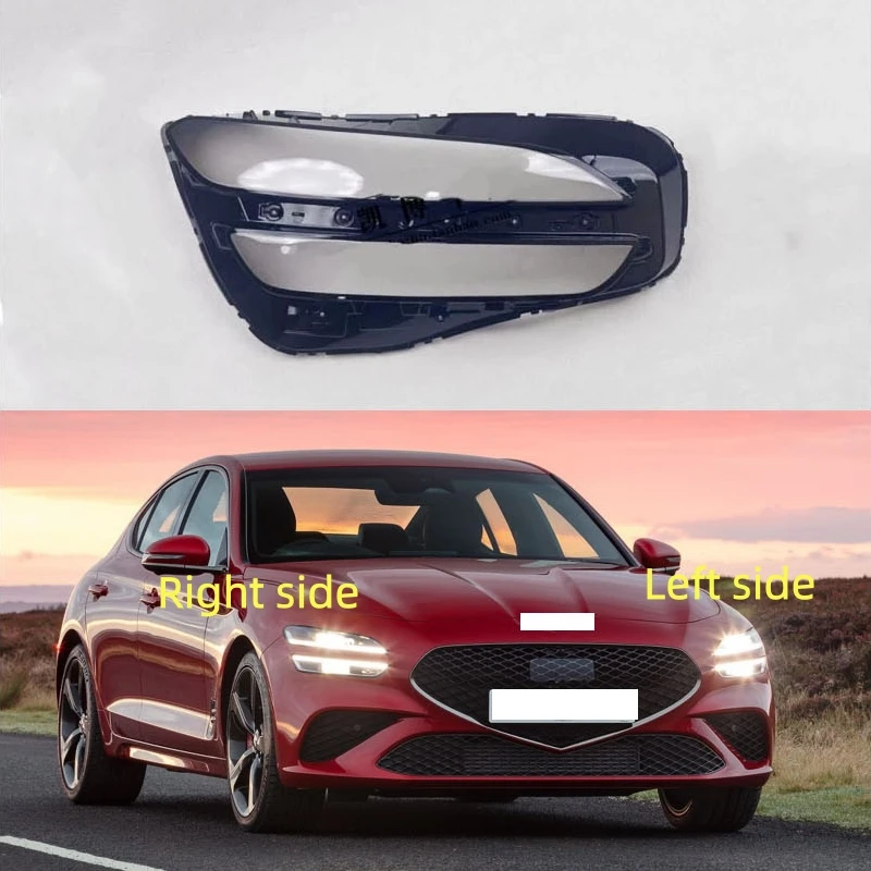 

For Hyundai Genesis G70 2021 2022 2023 2024 2025 Car Headlamp Lens Headlamp Cover Replace Lamp Shade Headlight Shell Glass