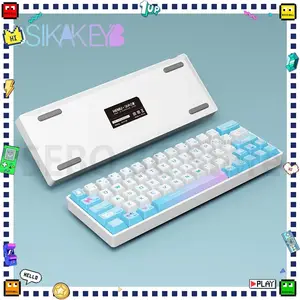 Sikakeyb HEMU-HM66有線メカニカルゲーミングキーボード,磁気スイッチ 