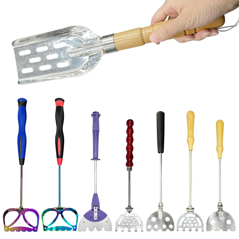 Fishing Gear Shrimp Scoop Collection Sea Fishing Lure Stainless Steel Shrimp Scoop Multi-Functional Bait Scoop