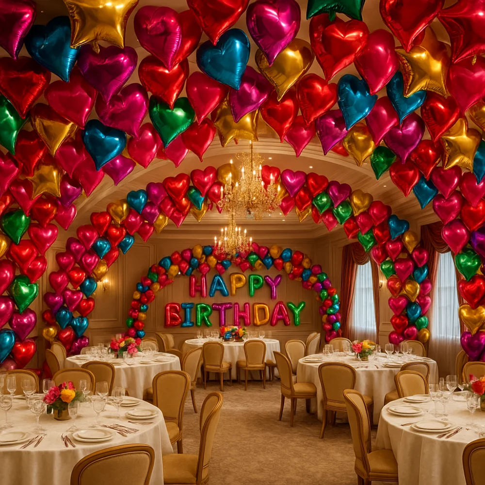 

Feliz Cumpleaños Foil Balloons - Spanish Happy Birthday Balloons for Birthday Parties, Kids and Adults Celebration Decorations