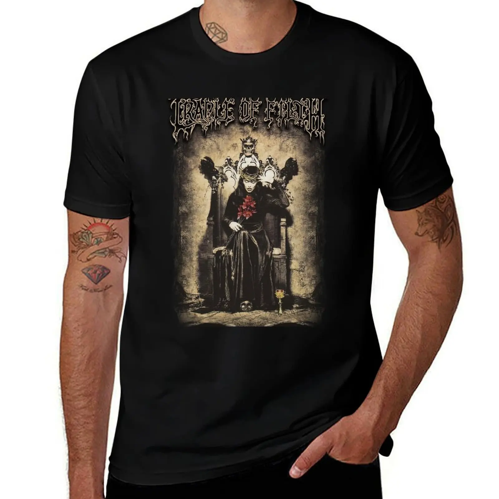 

The Blood Countess - Cradle of Filth T-Shirt Basic Tee Shirt for Everyday Outfit