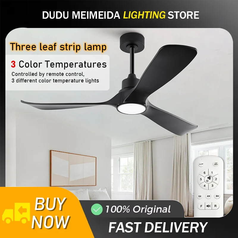 Remote Control Ceiling Fan Dining Room Bedroom Hot Selling Modern 42inch 3ABS Blade Vietnam Ceiling Fan DC All Copper Motor