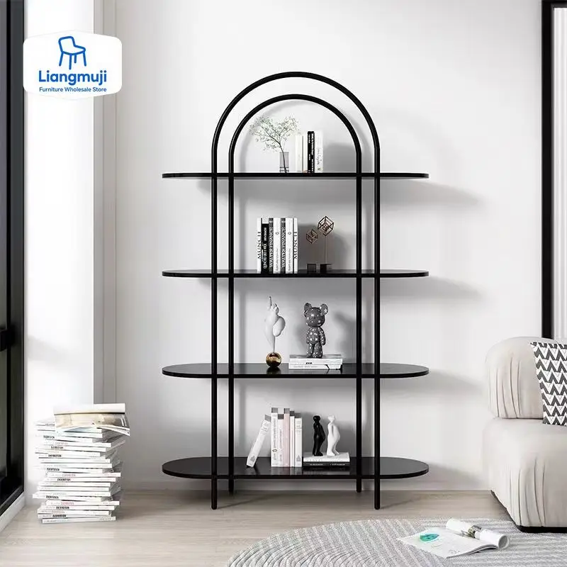 

Nordic Bookcases Regal Shelf Storage Shelves Minimalist Living Room Bookshelf White Organizer Estante Para Livros Room Furniture