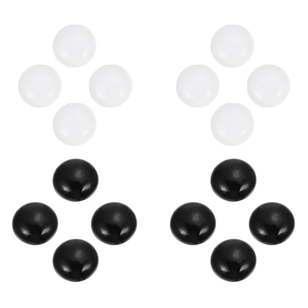 السيراميك الخرز المسطح 1 مجموعة قسط الذهاب أحجار الشطرنج أبيض وأسود قطع اللعبة التقليدية عالية الجودة معدات ألعاب المجلس