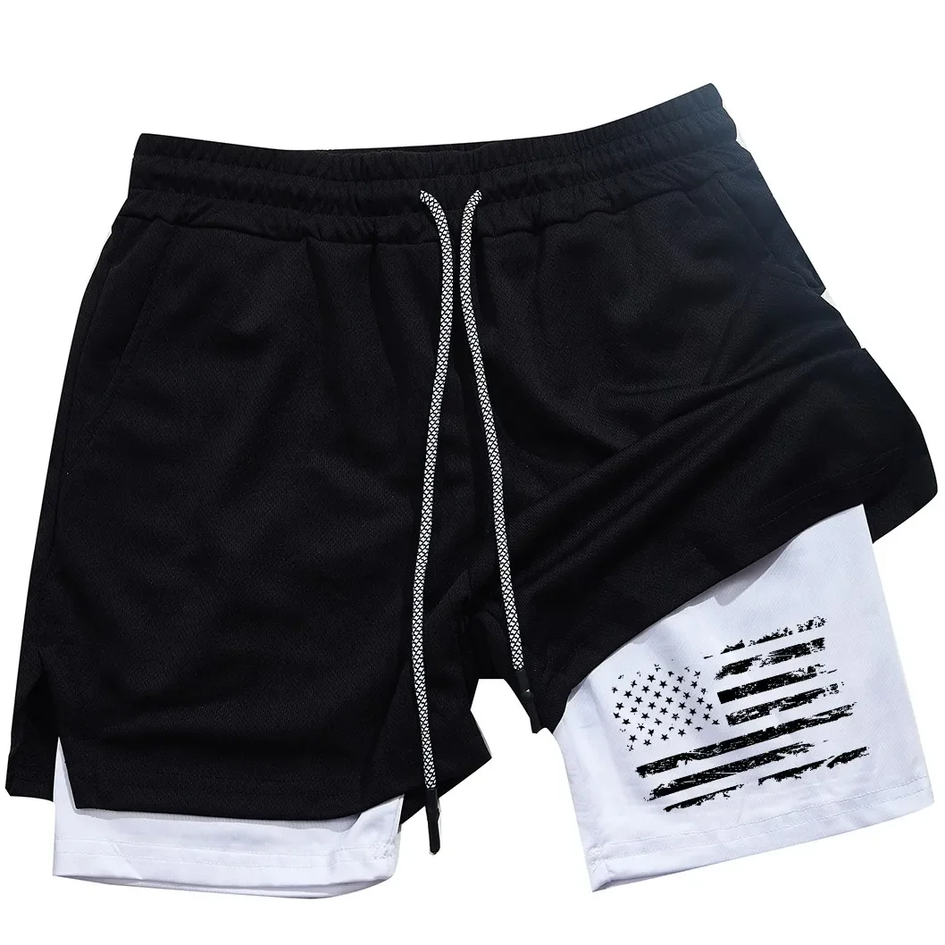 

Горячие продажи модных мужских и женских двухслойных спортивных брюк, брюк для бега и фитнеса, быстросохнущих и дышащих.