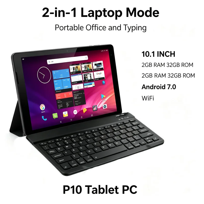 Microbit - Tablet PC Android 7.0 com Wi-Fi,