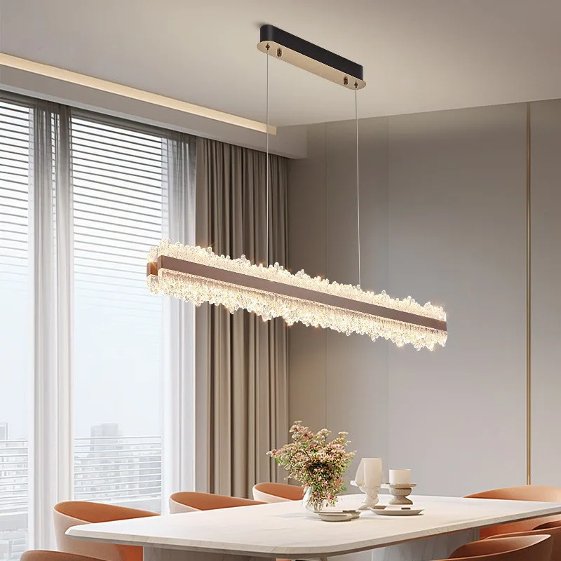 Modern simple light luxury restaurant chandelier high-end restaurant main light