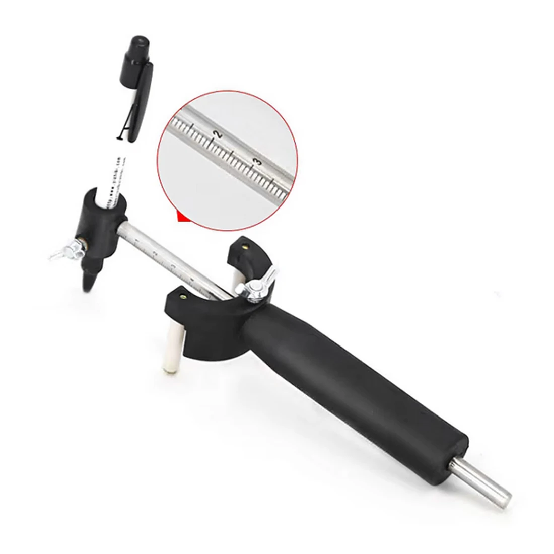 Wheel eyebrow rib line parallel drawing tool，Wheel eyebrow scriber, auto sheet metal dent repair tool, data recovery,