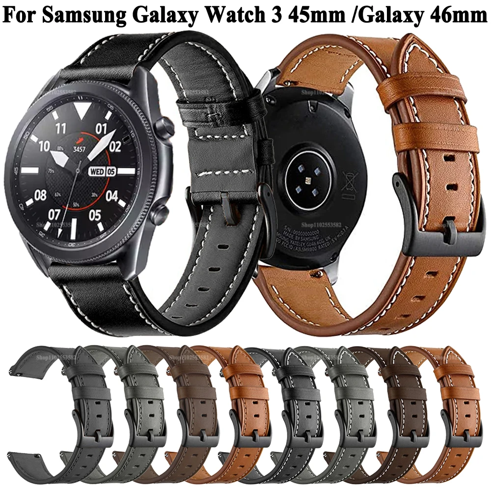 For Samsung Galaxy Watch 3 45mm Strap 22mm Bracelet Watchbands Wristband For Galaxy Watch 46mm Gear S3 Frontier