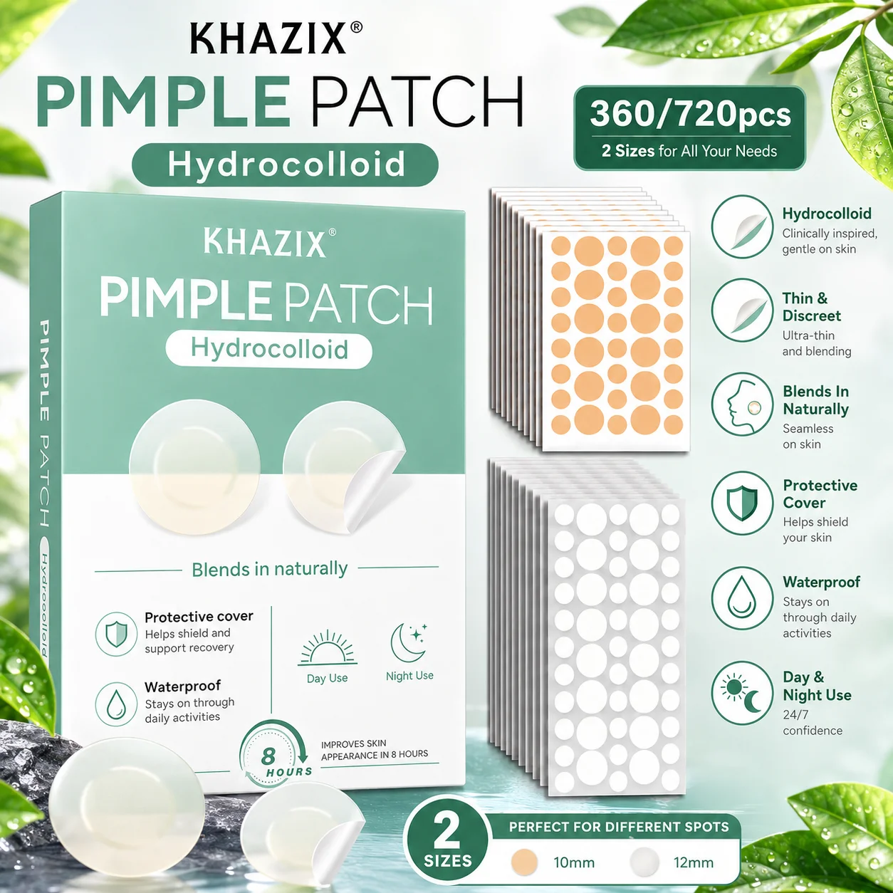 360/720개 하이드로콜로이드 페이스 컨실러 패치,  - Skincare Moisturizer 리뷰 및 가격
