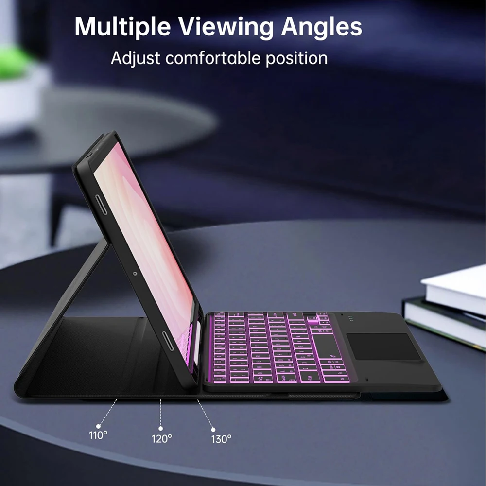 حافظة لهاتف سامسونج جالاكسي تاب S11 11 بوصة، غطاء لوحة مفاتيح لهاتف سامسونج جالاكسي تاب S11 11 بوصة مع حامل قلم S (SM-X730 SM-X736B) #4