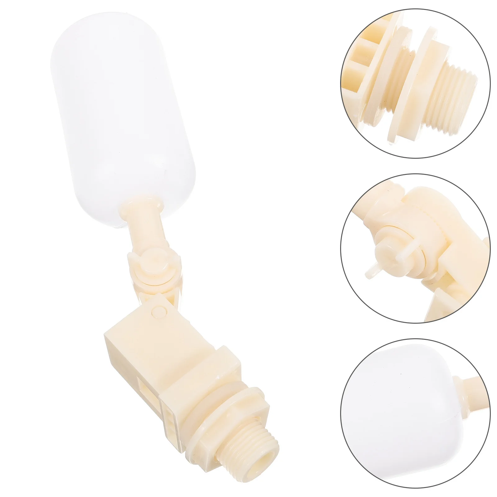 

Float Valve Reusable PVC Livestock Water Float Valve Automatic Drinking Bowl Water Controller Farm Tool for Cattle Sheep Pig Dog