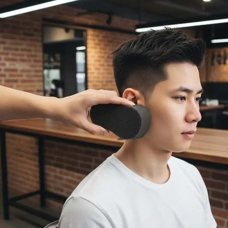 Reliable Hair Cutting and Neck Duster Sponge for Multifunctional Shower Use