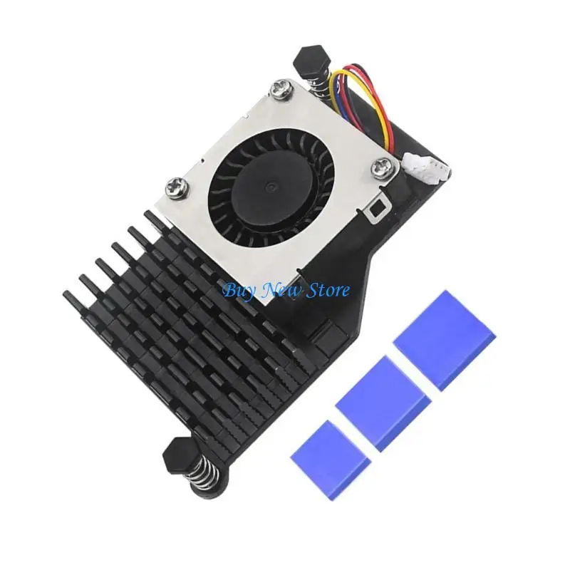 

20CE Active Coolers PWM Heatsinks Cooling Fan Adjustment Speeding Radiators for RPi 5